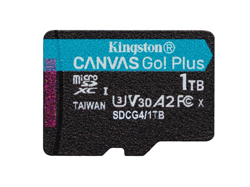 Kingston Canvas Go! Plus microSD/SD - 200MB/s - 1TB