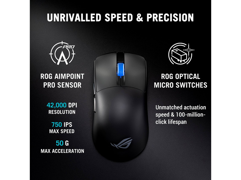 ASUS ROG Harpe II Ace - Gaming Maus (Schwarz)