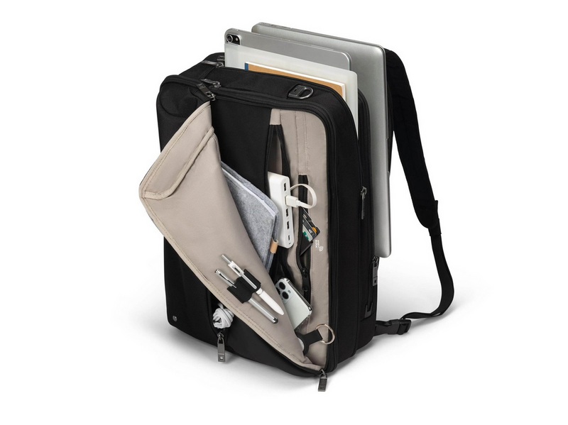 Dicota Top Traveller Dual Five Laptop-Tasche für Laptop 16" | Schwarz
