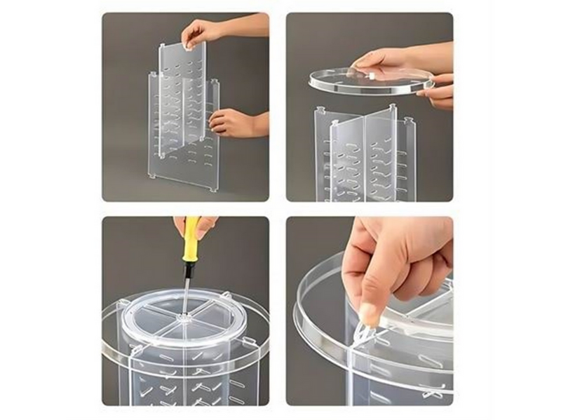 UNIQ 360 Drehbarer Organizer – Transparent