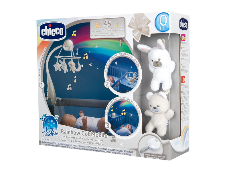 Chicco Regenbogen 3-in-1-Mobile