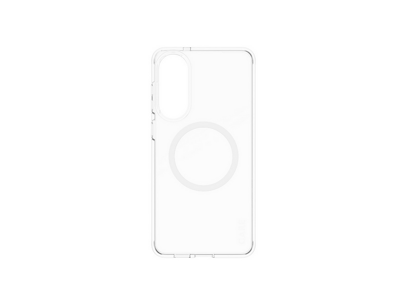 CARE by PanzerGlass Flagship Case Transparent Urban Combat w. White Qi Compatible Samsung S25 Edge