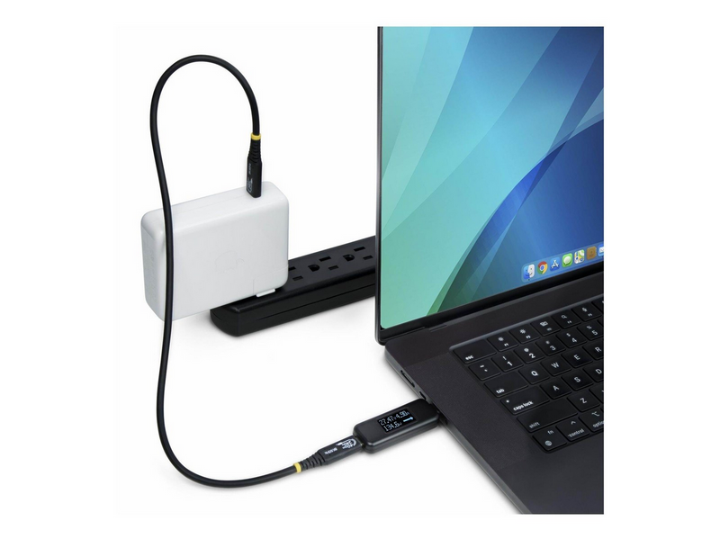 StarTech.com USB-C Power Tester Bi-Directional Digital Voltage/Current - USB-C power tester - digital multimeter bi-directional