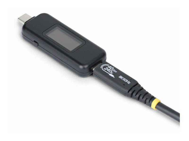 StarTech.com USB-C Power Tester Bi-Directional Digital Voltage/Current - USB-C power tester - digital multimeter bi-directional
