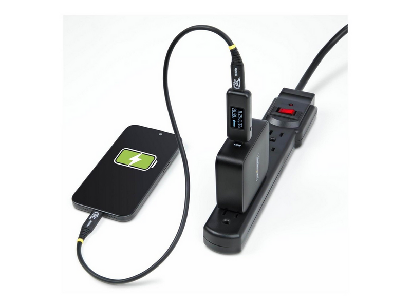 StarTech.com USB-C Power Tester Bi-Directional Digital Voltage/Current - USB-C power tester - digital multimeter bi-directional