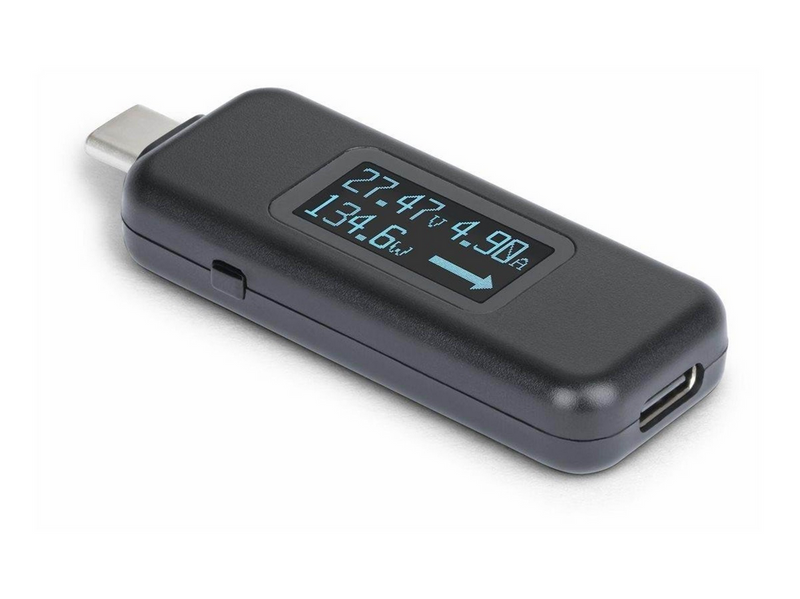 StarTech.com USB-C Power Tester Bi-Directional Digital Voltage/Current - USB-C power tester - digital multimeter bi-directional
