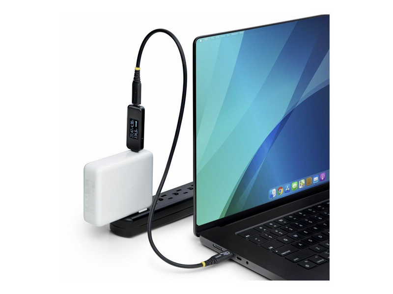 StarTech.com USB-C Power Tester Bi-Directional Digital Voltage/Current - USB-C power tester - digital multimeter bi-directional