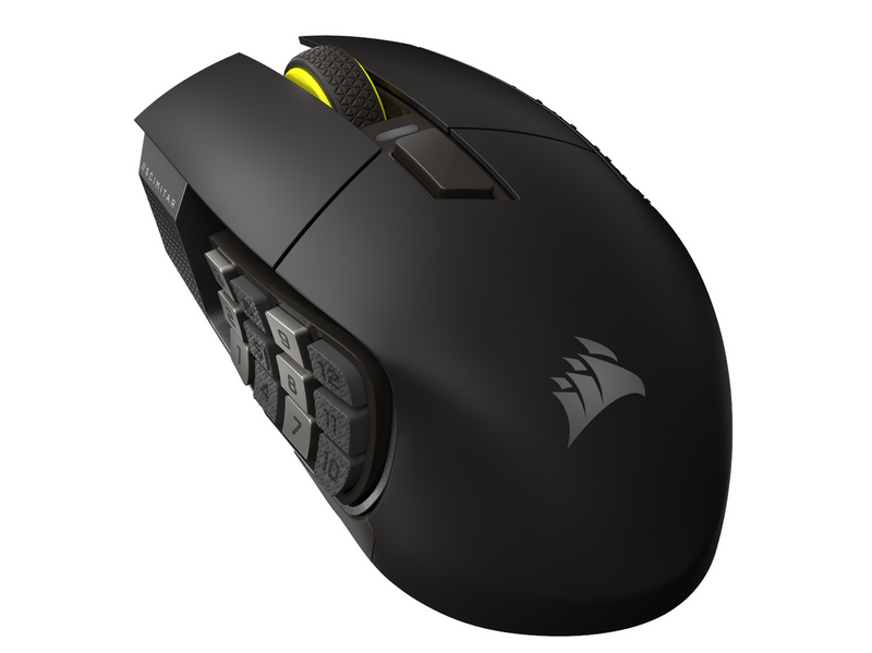 Corsair Scimitar Elite Wireless SE MMO - Gun metal - Gaming Maus (Schwarz)