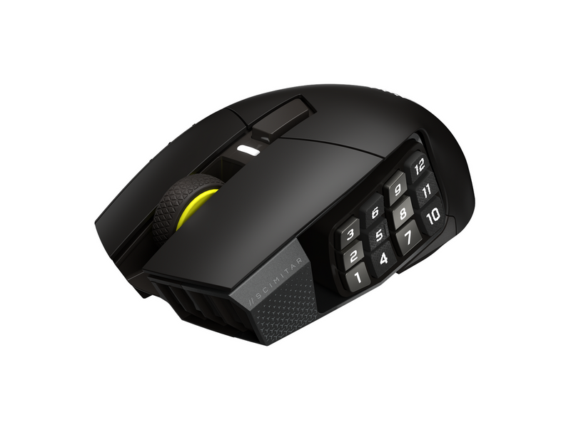 Corsair Scimitar Elite Wireless SE MMO - Gun metal - Gaming Maus (Schwarz)