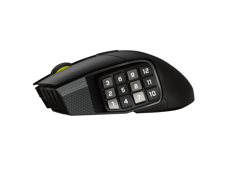 Corsair Scimitar Elite Wireless SE MMO - Gun metal - Gaming Maus (Schwarz)