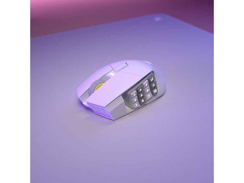 Corsair Scimitar Elite Wireless SE MMO - White - Gaming Maus (Weiß)