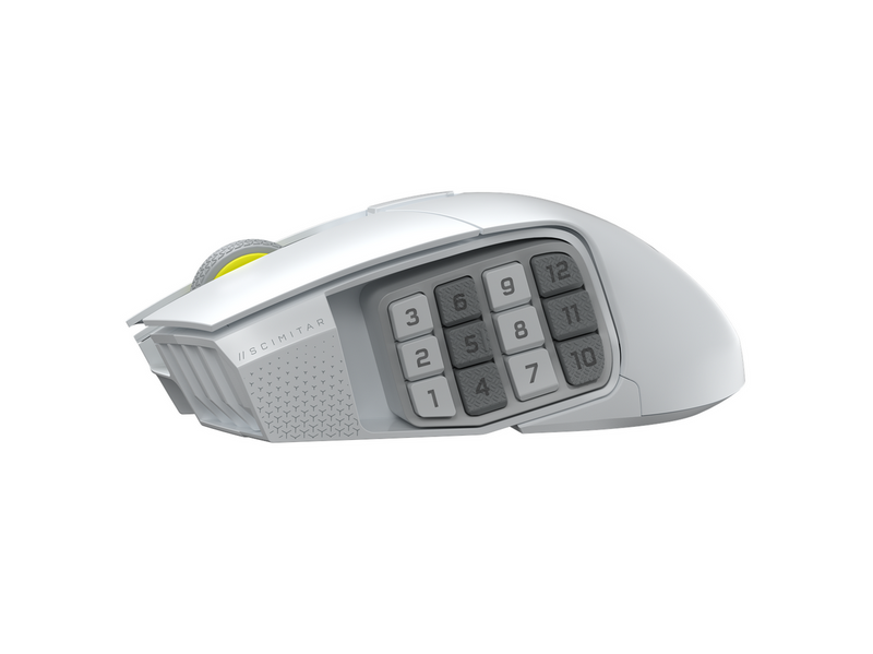 Corsair Scimitar Elite Wireless SE MMO - White - Gaming Maus (Weiß)