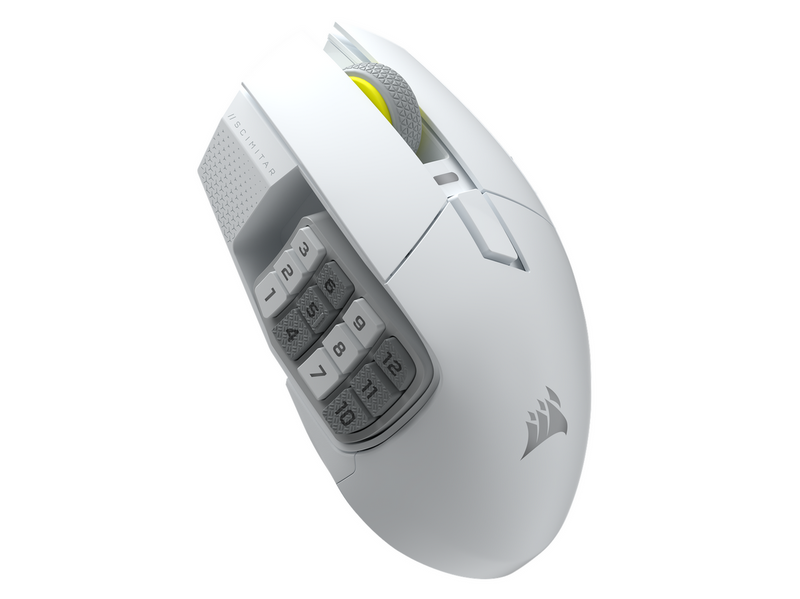 Corsair Scimitar Elite Wireless SE MMO - White - Gaming Maus (Weiß)