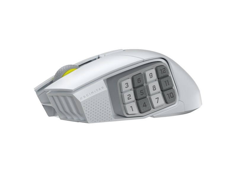 Corsair Scimitar Elite Wireless SE MMO - White - Gaming Maus (Weiß)