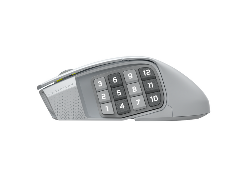Corsair Scimitar Elite Wireless SE MMO - White - Gaming Maus (Weiß)
