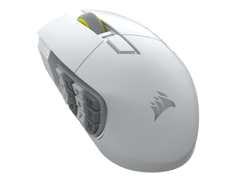 Corsair Scimitar Elite Wireless SE MMO - White - Gaming Maus (Weiß)