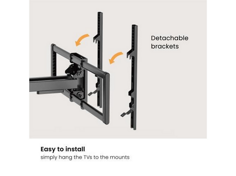 dezen TV Wall Mount - Flex - 37"-86" - Max 60 kg - recommended for 86"