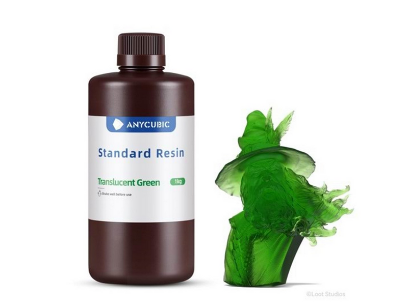 ANYCUBIC Standard resin 1 L Transluscent Green