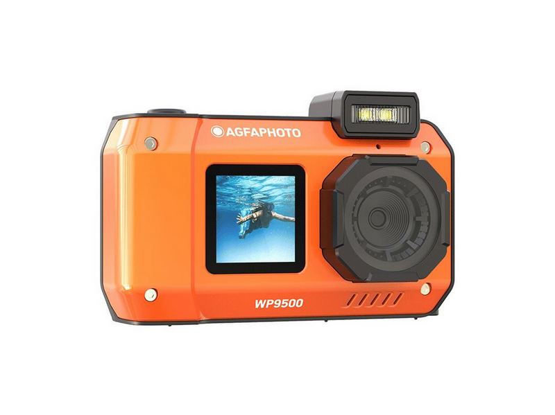 Agfa Photo Realishot WP9500 - Waterproof Compact Digital Camera - Orange
