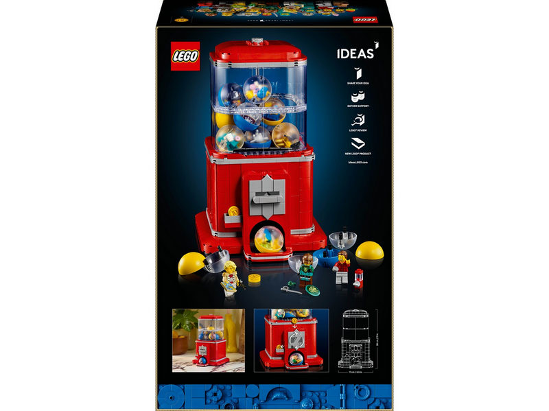 LEGO Ideas 21358 Kaugummiautomat mit Minifiguren