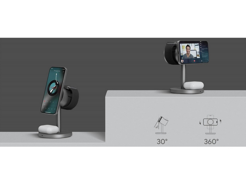Aukey LC-MC311A MagFusion 3-in-1 Pro Qi2 Active Cooling Wireless Charging Station
