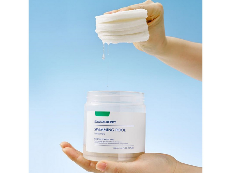 Eqqualberry Swimming Pool Toner Pads 220 ml / 70 pcs