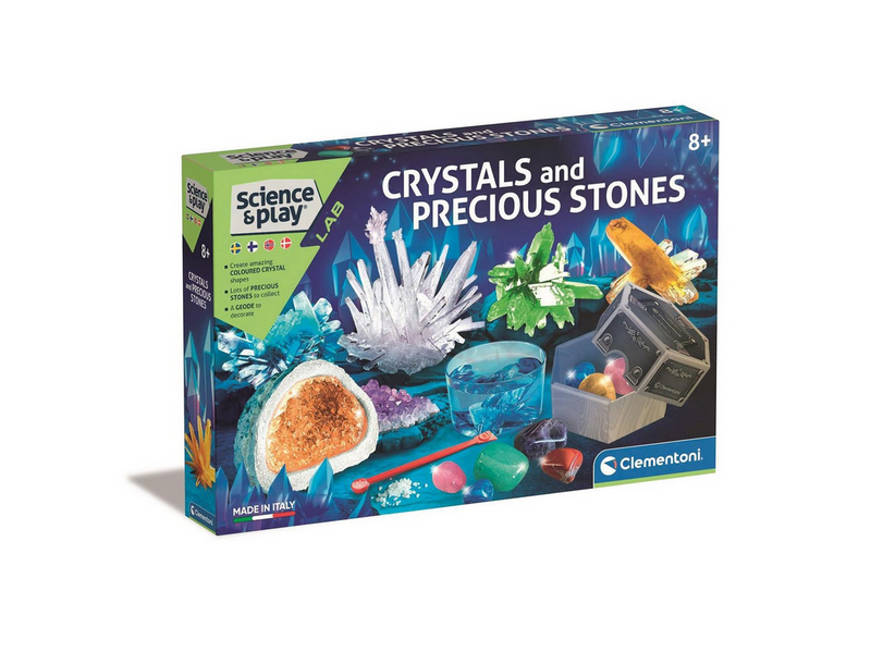 Clementoni Scienc & Play Lab - Crystals & Precious Stones (Nordic)