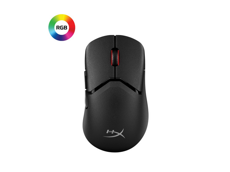 HyperX Pulsefire Saga Pro Wireless Gaming Mouse - Black - Gaming Maus (Schwarz)