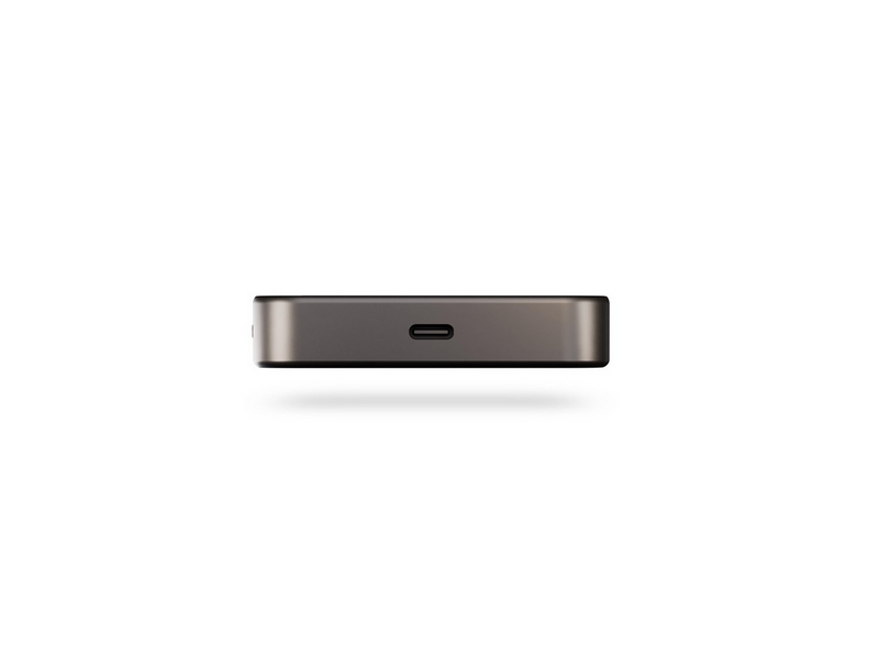 ZENS Slim Qi2 Aluminium Powerbank 10.000 mAh - Black - 10000 mAh