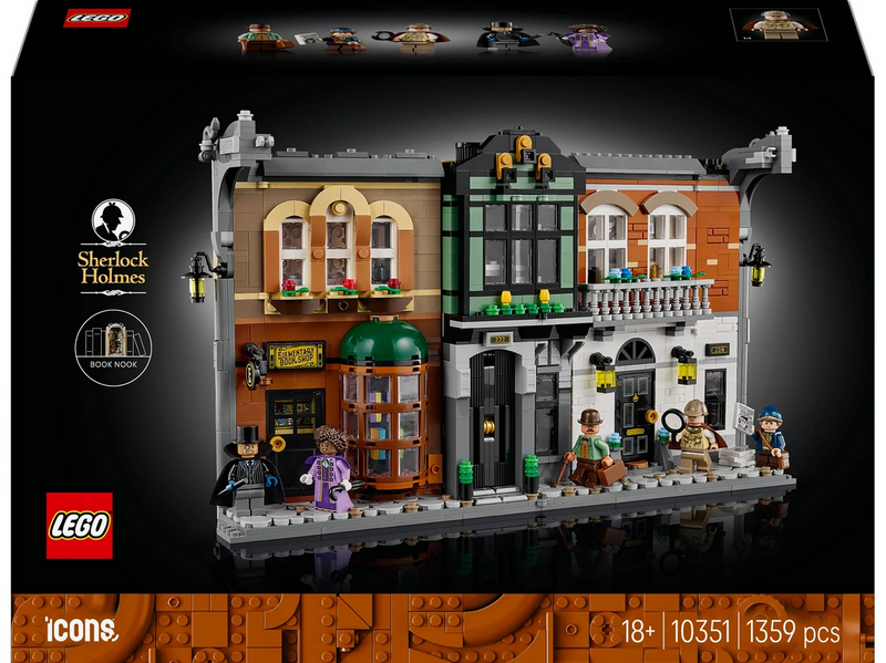 LEGO Icons 10351 Sherlock Holmes: Bücherstütze