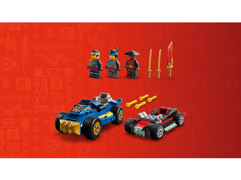 LEGO Ninjago 71840 Action-Autorennen: Rogue vs. Drix