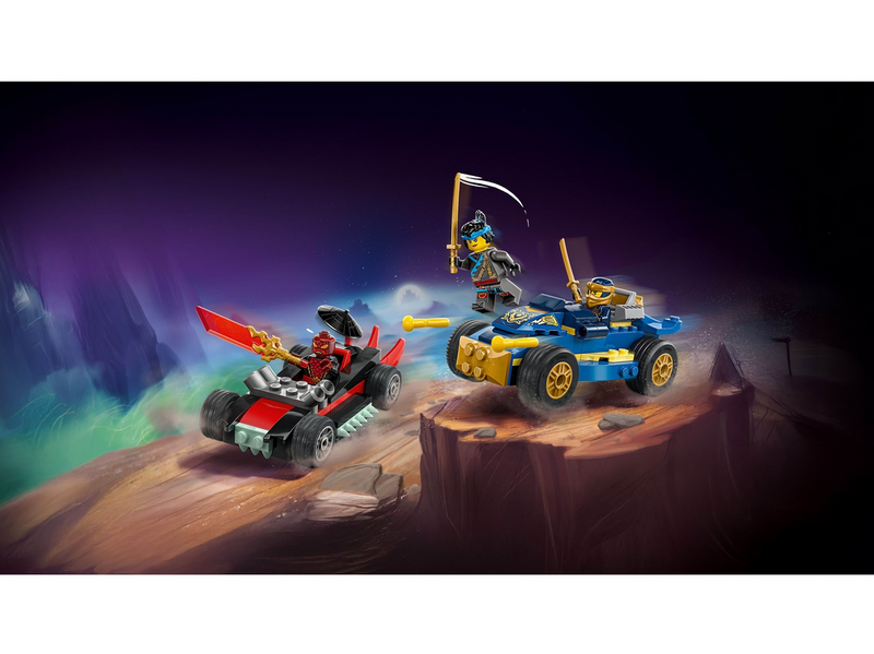 LEGO Ninjago 71840 Action-Autorennen: Rogue vs. Drix