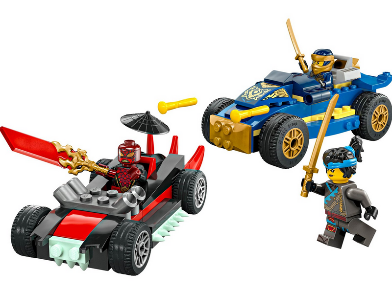 LEGO Ninjago 71840 Action-Autorennen: Rogue vs. Drix