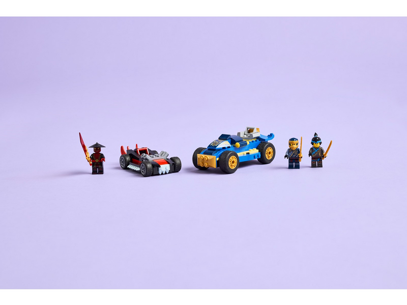 LEGO Ninjago 71840 Action-Autorennen: Rogue vs. Drix