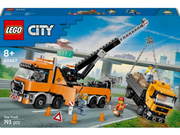 LEGO City 60467 Schwerlast-Abschleppwagen mit Kran