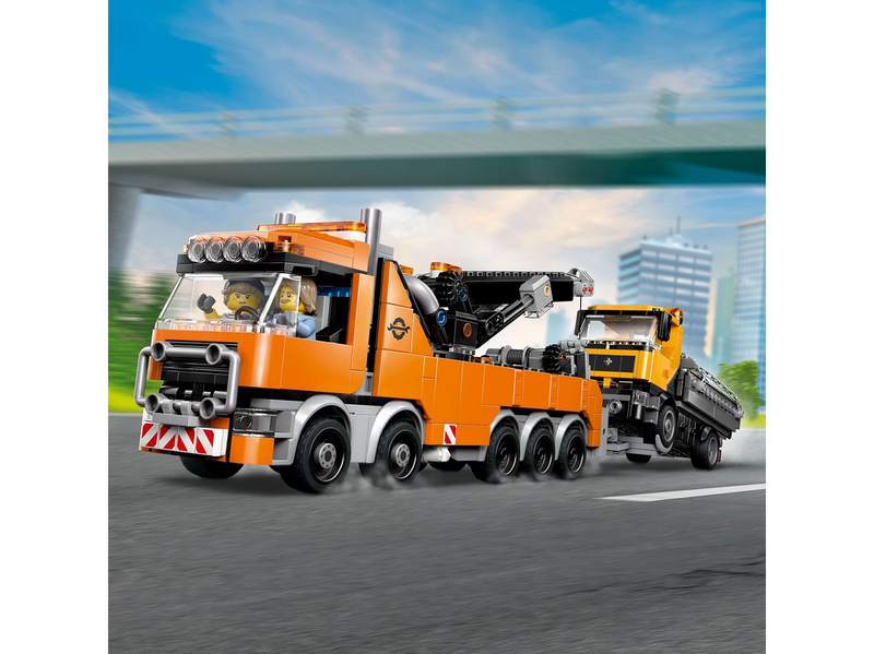 LEGO City 60467 Schwerlast-Abschleppwagen mit Kran