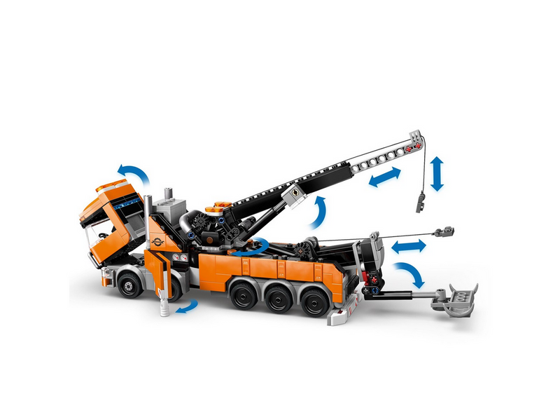 LEGO City 60467 Schwerlast-Abschleppwagen mit Kran