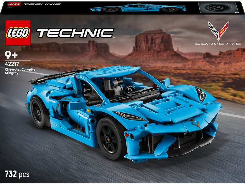 LEGO Agents 42217 Chevrolet Corvette Stingray in Blau