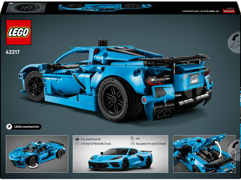 LEGO Agents 42217 Chevrolet Corvette Stingray in Blau