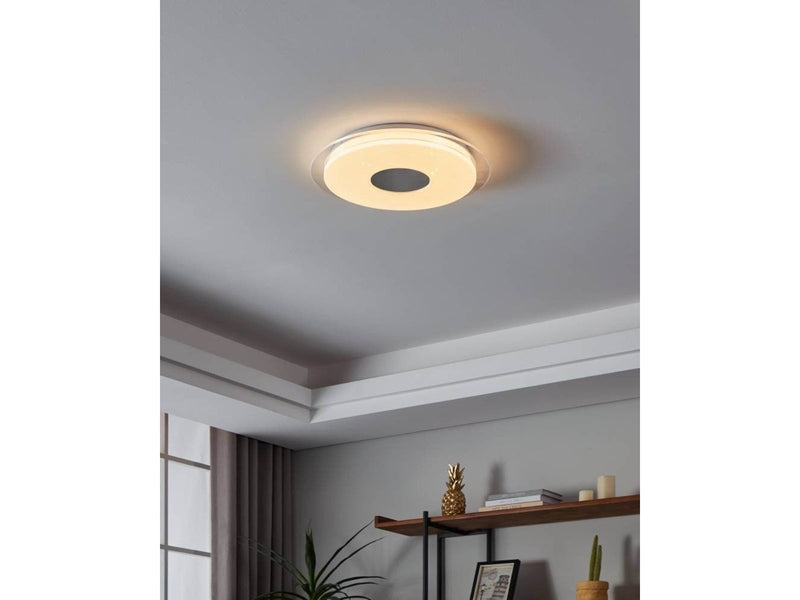EGLO LANCIANO-Z ceiling lamp Ø450 mm white with crystal effect