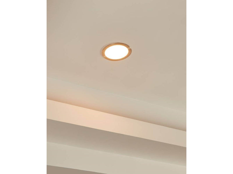 EGLO FUEVA-Z recessed spotlight Ø165 mm satin nickel
