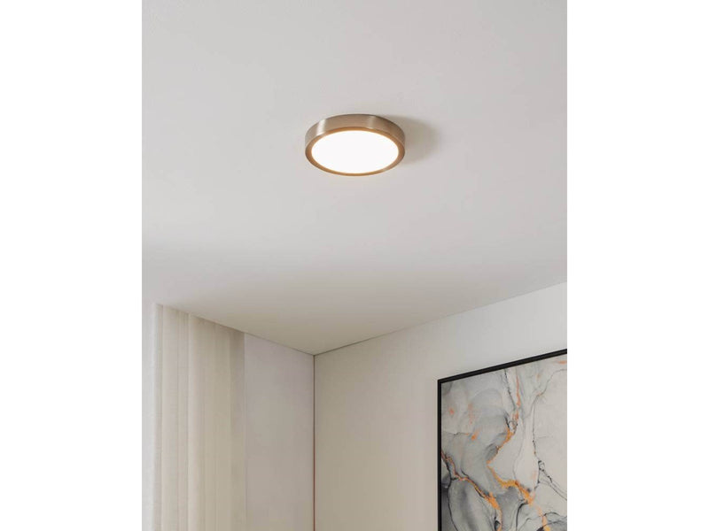 EGLO FUEVA-Z ceiling lamp Ø210 mm brushed steel