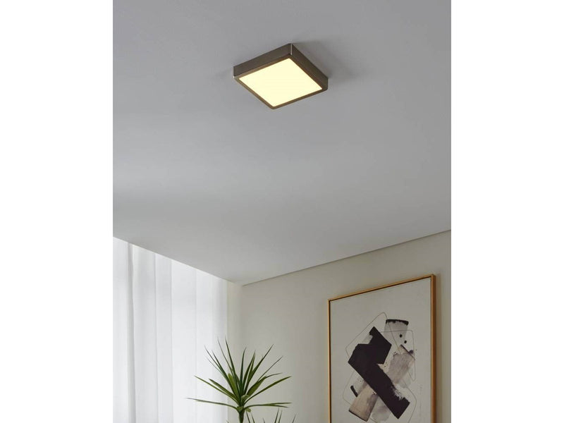 EGLO FUEVA-Z ceiling lamp 210x210 mm brushed steel