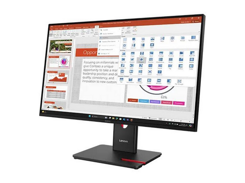 27" Lenovo ThinkVision T27-40 - 1920x1080 (FHD) - 120Hz - IPS - 15W USB-C