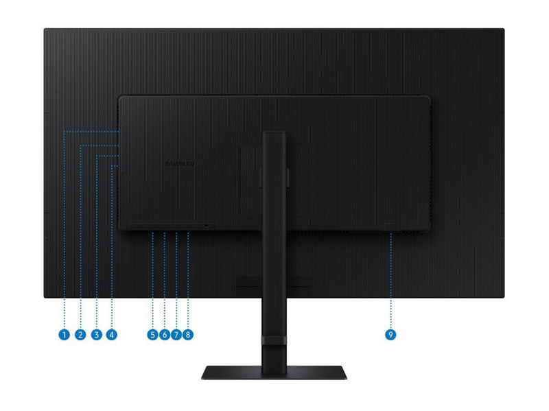 37" Samsung ViewFinity S8 S37D800UAU - 3840x2160 (4K) - 60Hz - VA - 90W USB-C - KVM switch