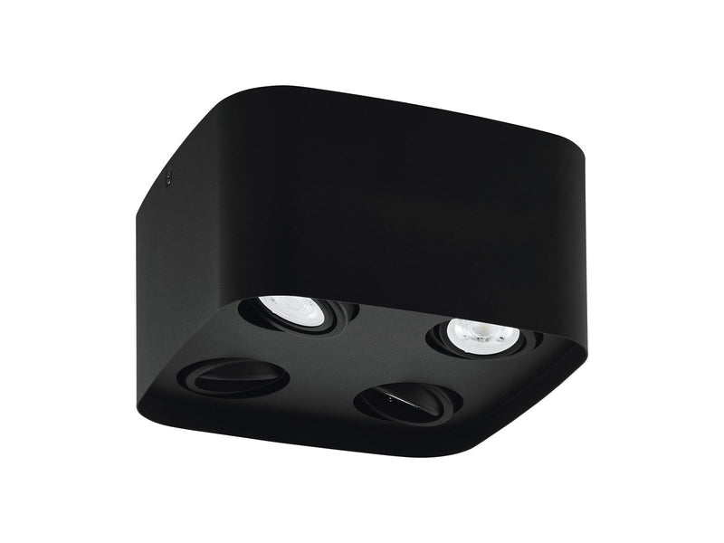 EGLO CAMINALES-Z ceiling lamp 4L black