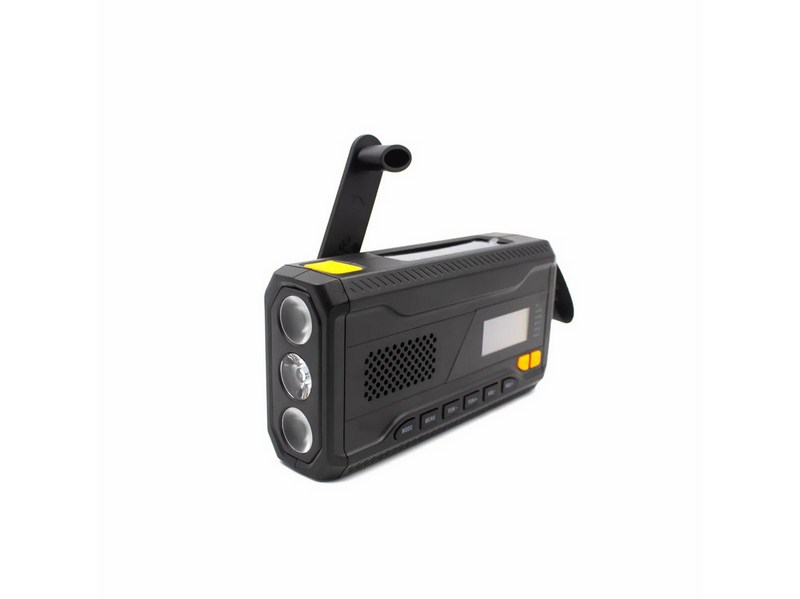 DENVER SCD-2033 - Emergency Radio - Solar - Dynamo - 2000mAh Powerbank - DAB/FM - schwarz