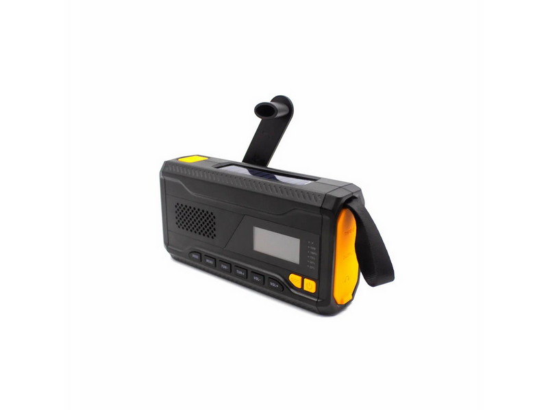 DENVER SCD-2033 - Emergency Radio - Solar - Dynamo - 2000mAh Powerbank - DAB/FM - schwarz