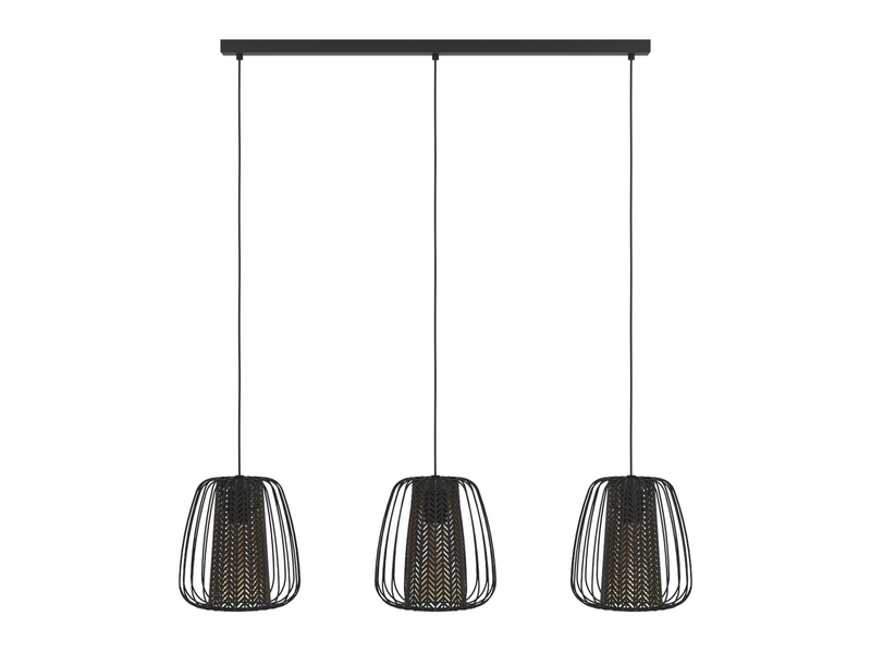 EGLO CURASAO Hängeleuchte, schwarz, gold