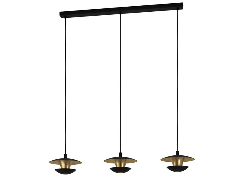 EGLO NUVANO Hängeleuchte, schwarz, gold